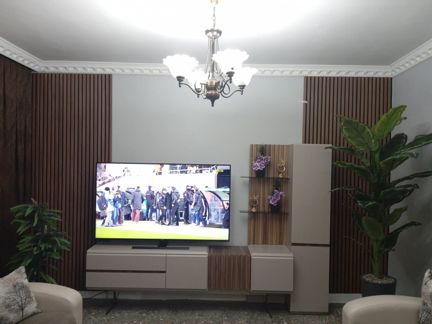 AKUSTİK PANEL-TEAK TV ARKASI