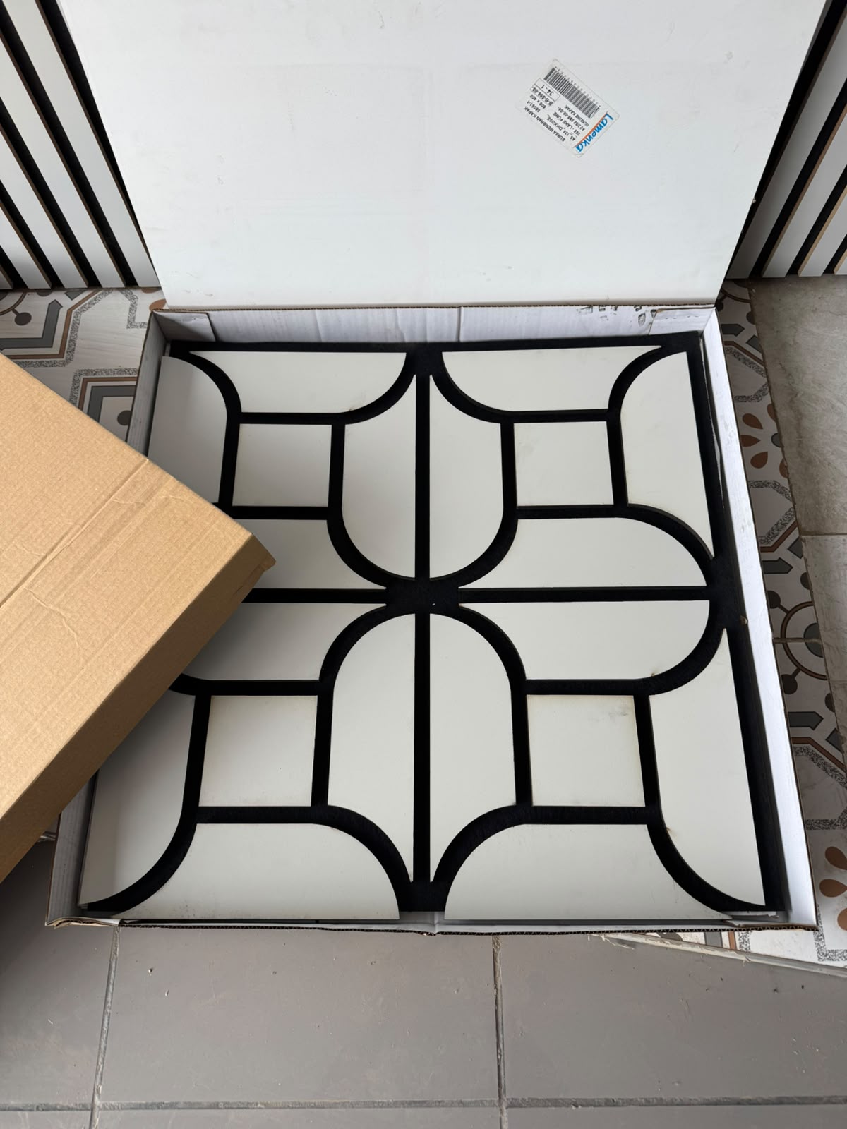 60X60 PALMİYE SERİSİ&AÇIK GRİ