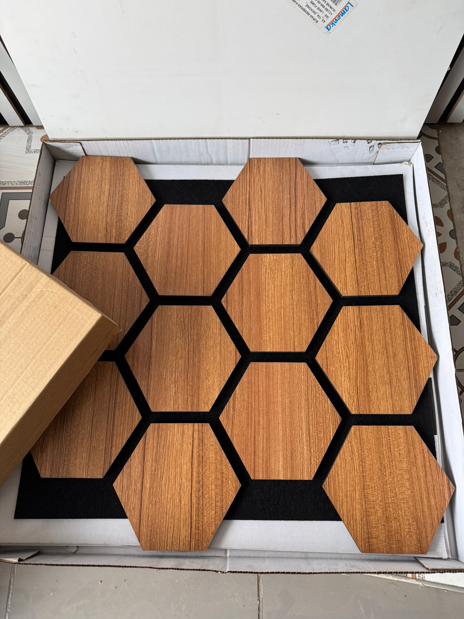 60X60- TEAK DUVAR PANELİ